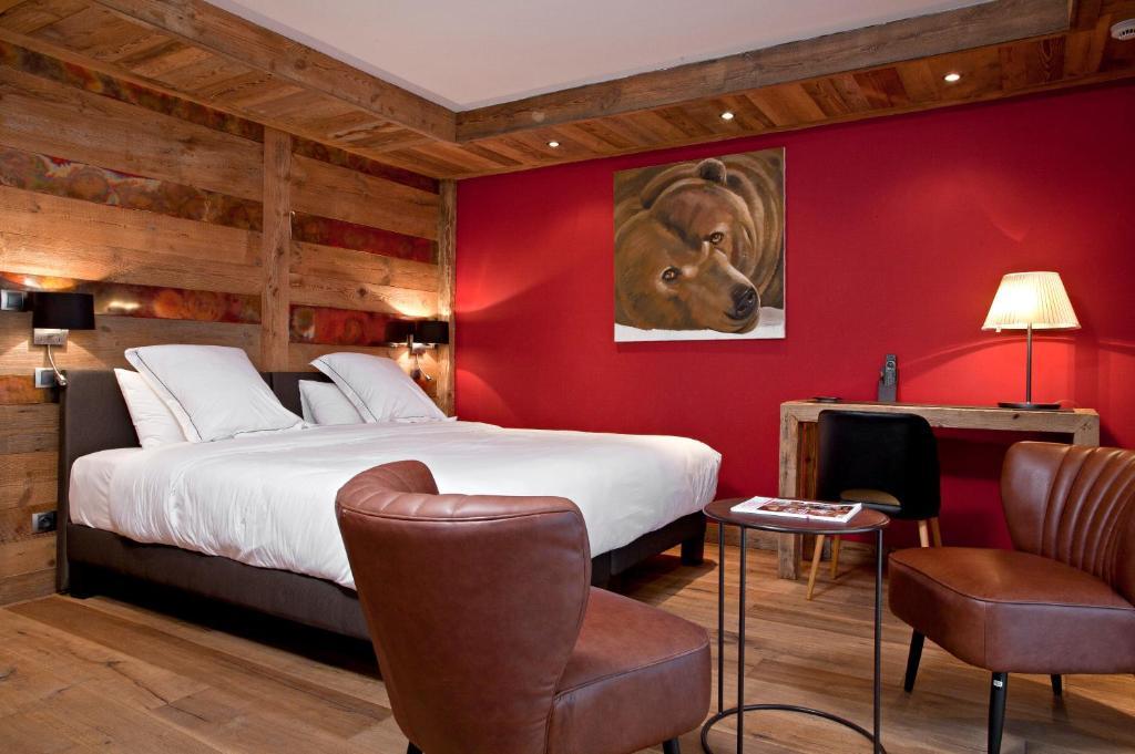 Chalet-Hotel La Marmotte, La Tapiaz & Spa, The Originals Relais Les Gets Habitación foto